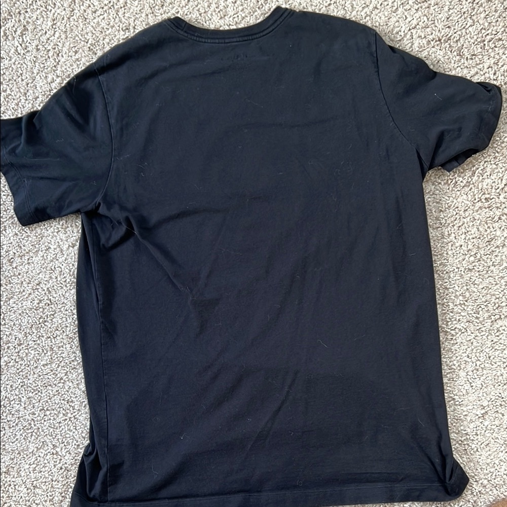 Nike Air Jordan Black Tee with Bred 1s - Picture 4 of 4